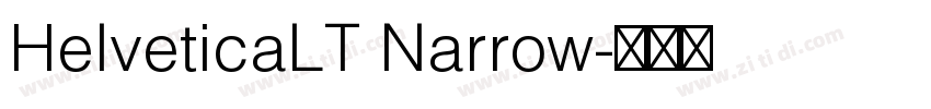 HelveticaLT Narrow字体转换